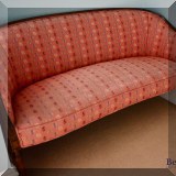 F33. Antique settee. 31”h x 54”w x 26”d 